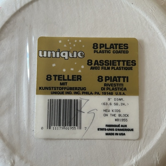 New Kids on The Block plates - Picture 4 of 5